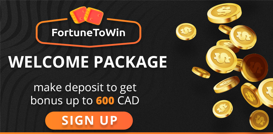 FortuneToWin Casino - 50 Free Spins + C$600 Bonus