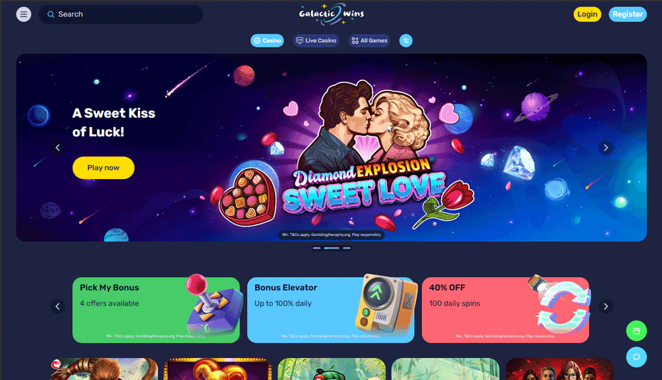 A risk-free introduction to Galactic Wins Casino