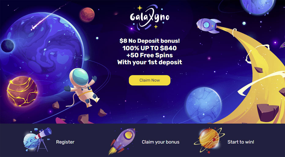 Galaxyno Casino Review 2024 NZ8 Free No Deposit Bonus