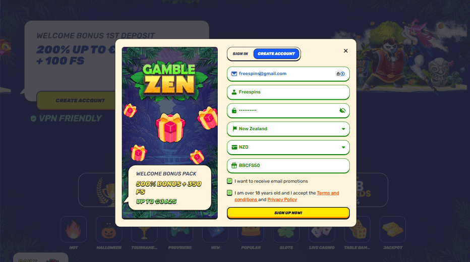 Gamblezen promo code – use ‘’BBCFS50’’ for 50 free spins on Money Train 4