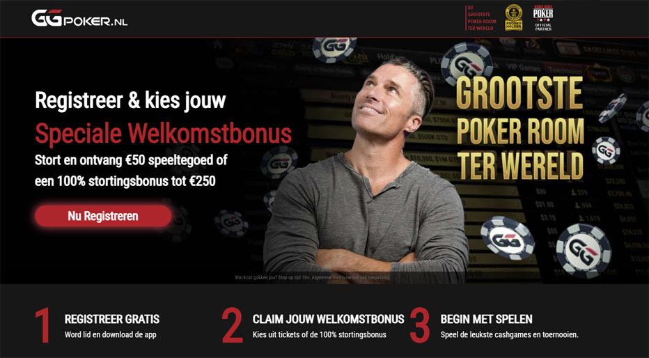 GGPoker - dé legale Poker room van Nederland
