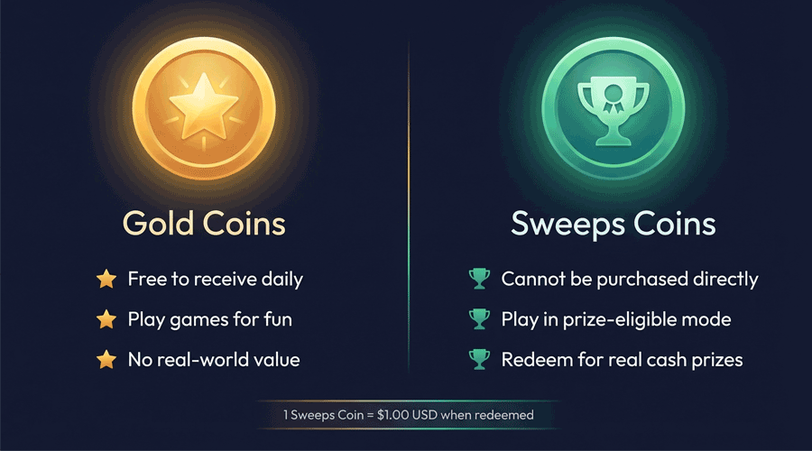 How Spree casino works - Gold Coins vs. Spree Coins
