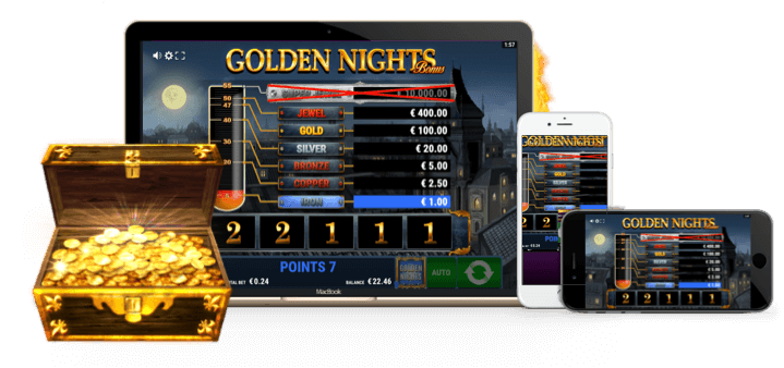 Golden Night Ominaisuus - Gamomat Casinot