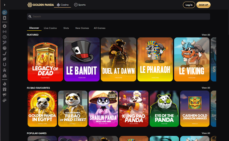 Golden Panda game portfolio - thousands of unique titles Golden Panda game portfolio - thousands of unique titles