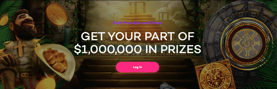 Win a share of €1.000.000,- at JustSpin