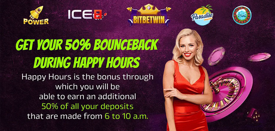 Happy Hour at Paradise Sweepstakes Casino