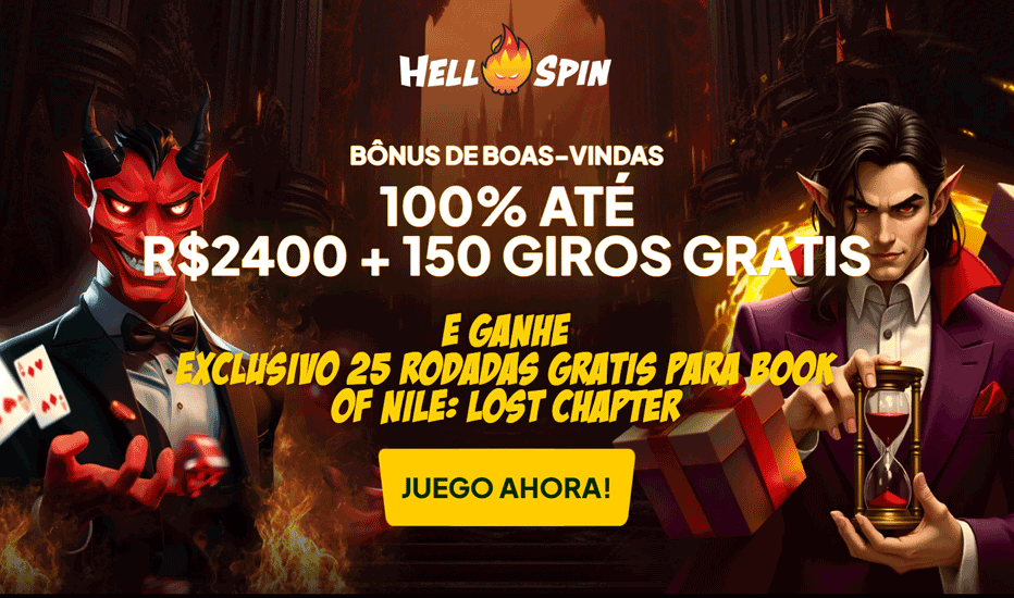 Bônus Sem Depósito do Hell Spin Casino – 25 Giros Grátis no Book of Nile: Revenge