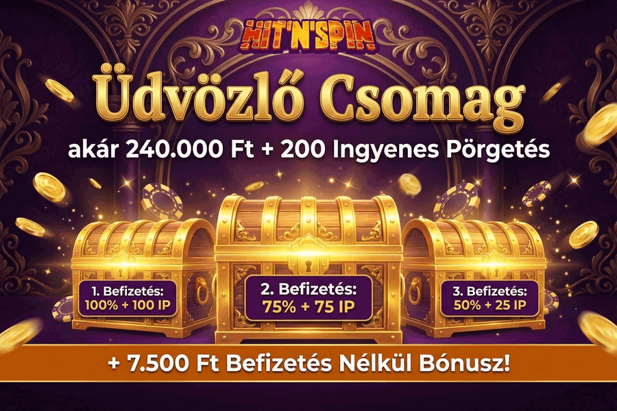 A Hit'n'Spin üdvözlő csomag