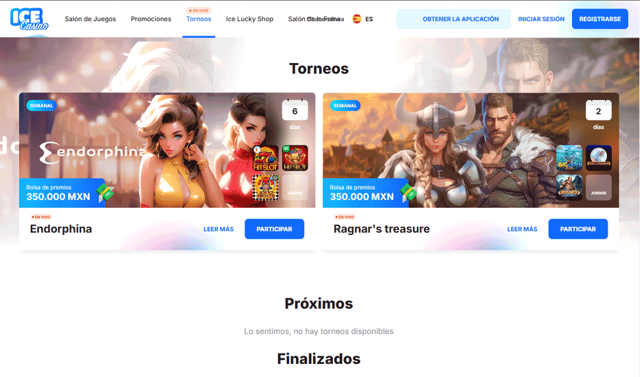 Torneos de tragamonedas en Ice Casino Torneos de tragamonedas en Ice Casino