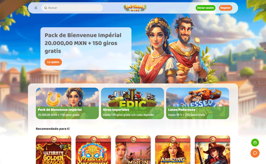 Imperial Wins Casino - Gana a lo Grande con Juegos de Calidad Imperial Wins Casino - Gana a lo Grande con Juegos de Calidad