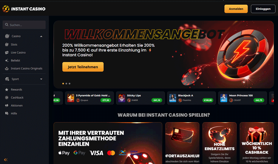 Instant Casino Test – wie seriös ist dieses Online-Casino wirklich? Instant Casino Test – wie seriös ist dieses Online-Casino wirklich?