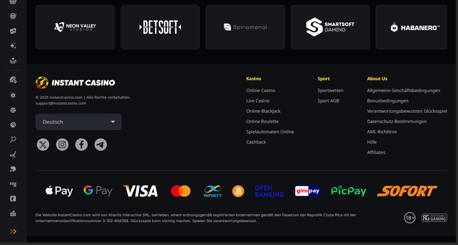 Instant Casino Lizenz – ist die Plattform vertrauenswürdig? Instant Casino Lizenz – ist die Plattform vertrauenswürdig?