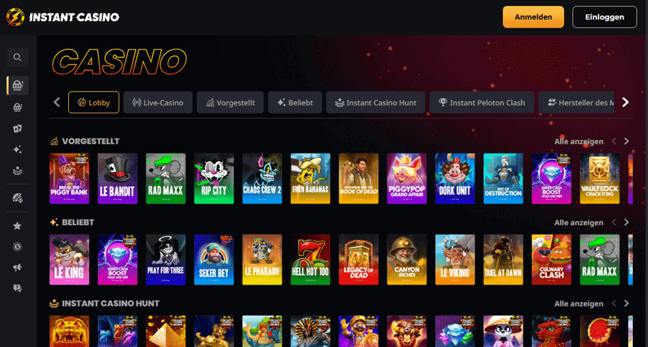Instant Casino Spielportfolio – welche Spiele stehen zur Verfügung? Instant Casino Spielportfolio – welche Spiele stehen zur Verfügung?