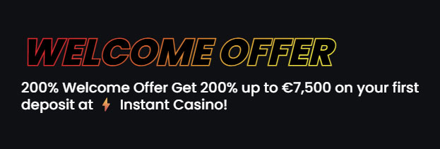 instant casino üdvözlő bónusz