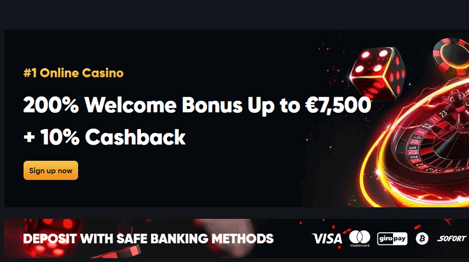Instant Casino welcome bonus - get a 200% bonus up to €7,500 or 1 BTC Instant Casino welcome bonus - get a 200% bonus up to €7,500 or 1 BTC