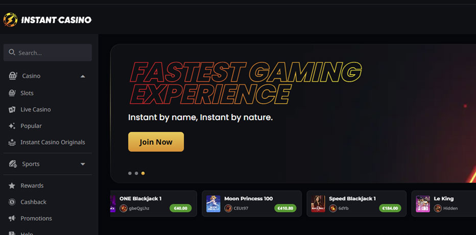 instant casino