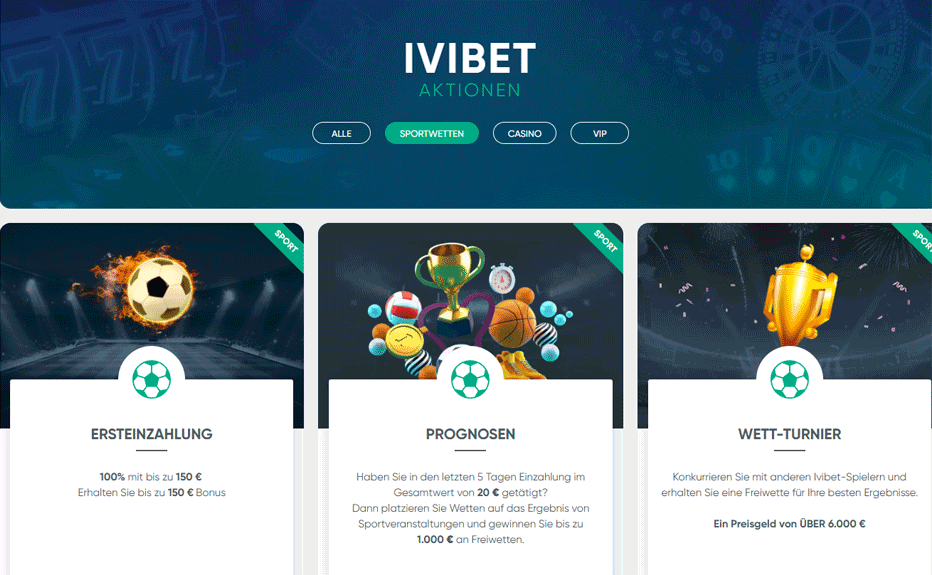 Ivibet Sportwetten-Boni – für leidenschaftliche Tipper Ivibet Sportwetten-Boni – für leidenschaftliche Tipper
