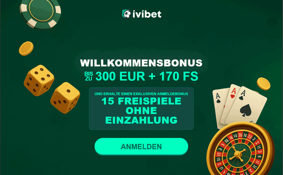 Ivibet Bonus ohne Einzahlung – sichere dir 15 Freispiele bei der Registrierung Ivibet Bonus ohne Einzahlung – sichere dir 15 Freispiele bei der Registrierung