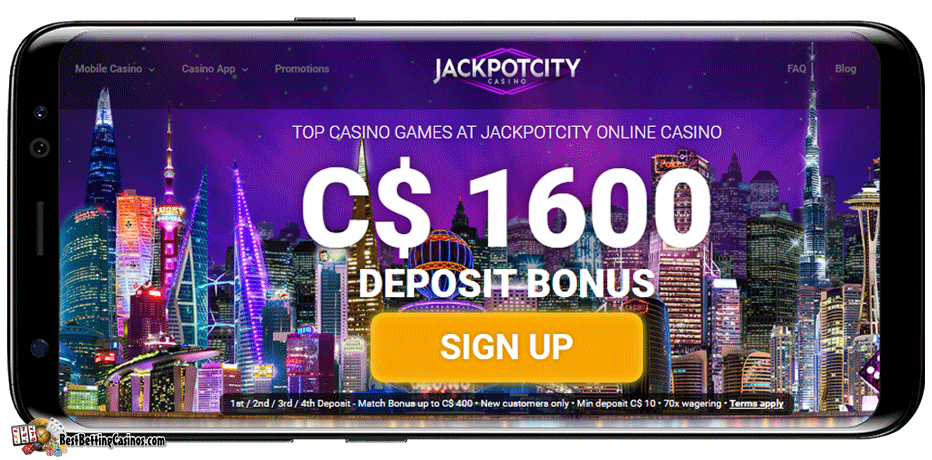 Oferta de Bienvenida en JackPotCity Casino