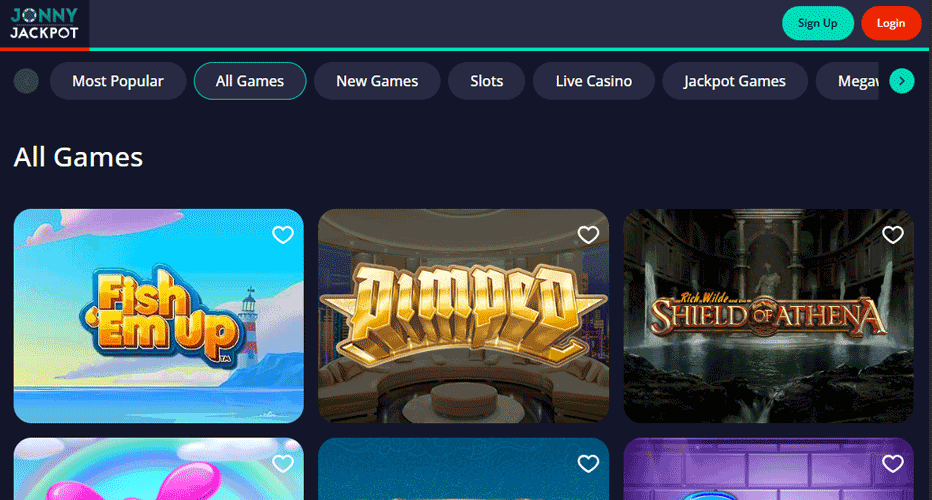 Jonny Jackpot - A complete game gallery