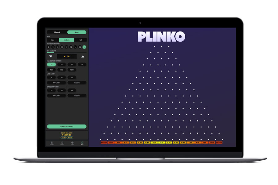jugar Plinko en línea
