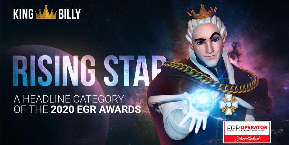 King Billy Casino in der engeren Auswahl für den EGR Virtual Award