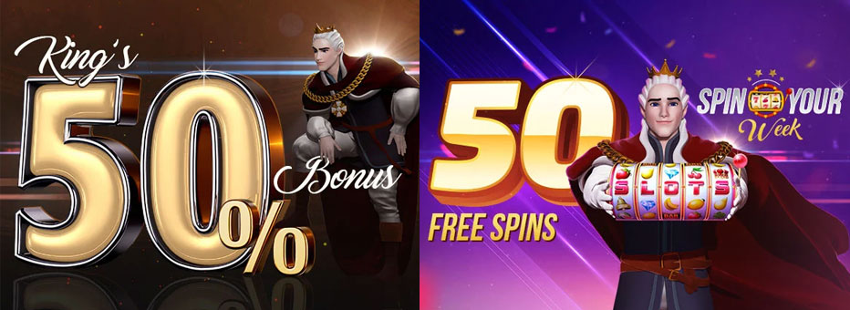 Weekly promotions at King Billy Casino