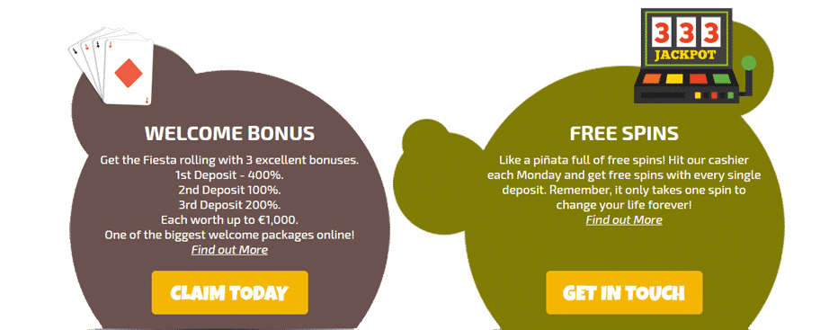 la fiesta bonuses and promotions