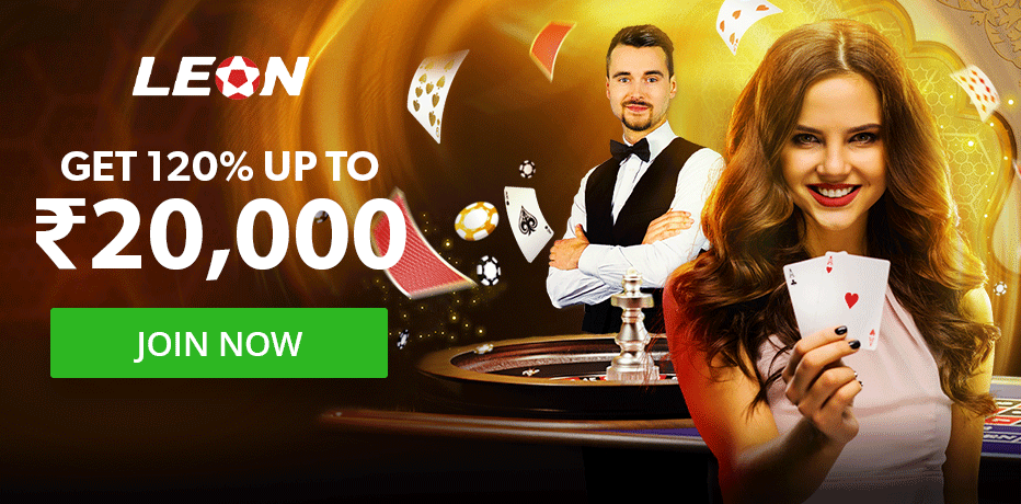 LeonBet Casino India - 120% Bonus up to ₹20,000