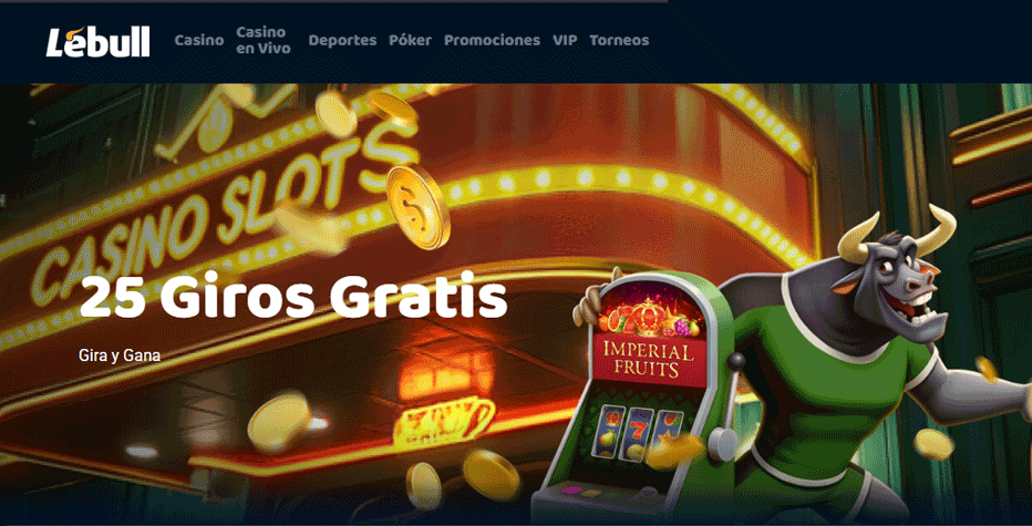 Gira y Gana en LeBull Casino - ¡Consigue 25 Giros Gratis cada Semana! Gira y Gana en LeBull Casino - ¡Consigue 25 Giros Gratis cada Semana!