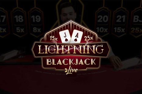 Live Lightning Blackjack Announced