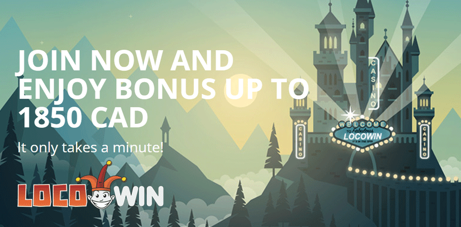 Locowin No Deposit Bonus Canada - 10 Free Spins on Registration