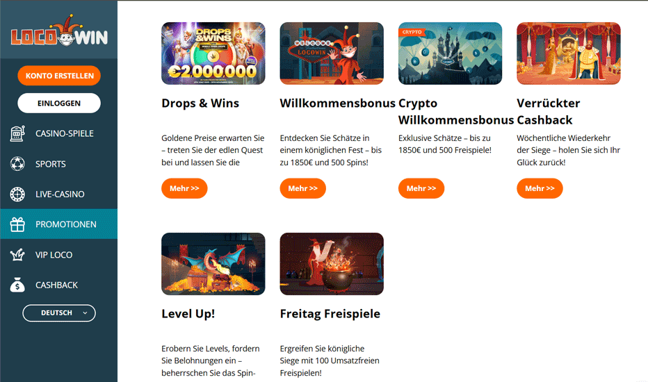 Locowin Promotionen Deutschland Locowin Promotionen Deutschland
