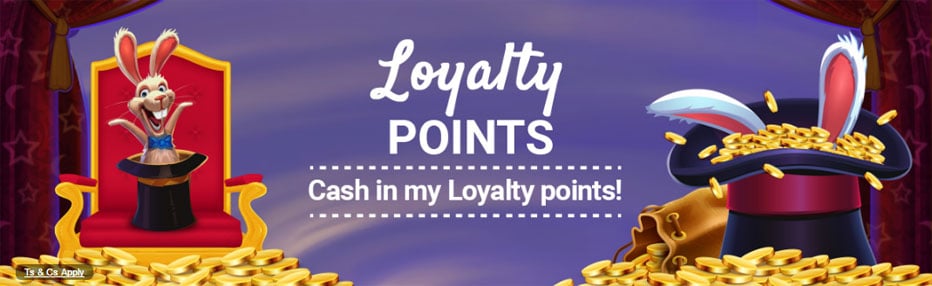 Loyalty Points at Casilando Casino