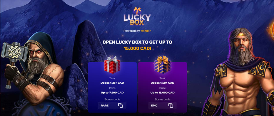 Découvrez la toute nouvelle promotion Lucky Box chez N1 Casino - Gagnez jusqu'à C$15.000