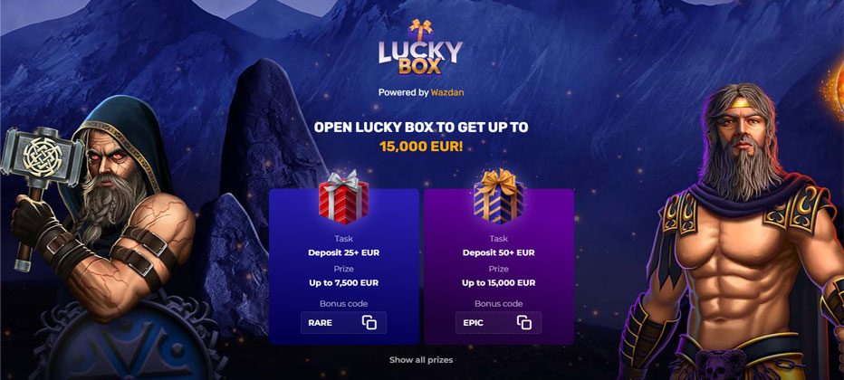 Explore the all new Lucky Box promo at N1 Casino