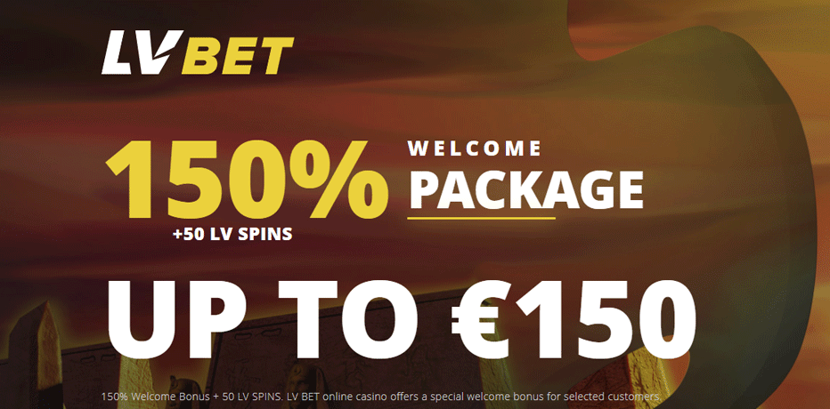 LV Bet Bonus - Exclusive 150% Bonus + 50 Free Spins