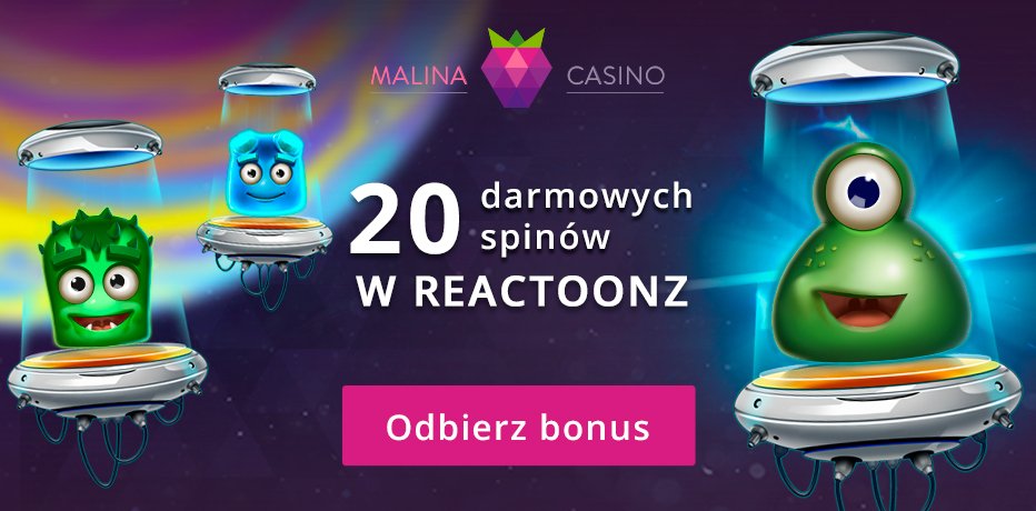 malina najlepsze kasyno online w Polsce z darmowymi spinami