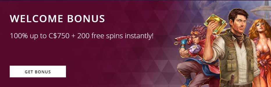 Malina Casino Welcome Bonus Canada - C$750 + 200 Free Spins