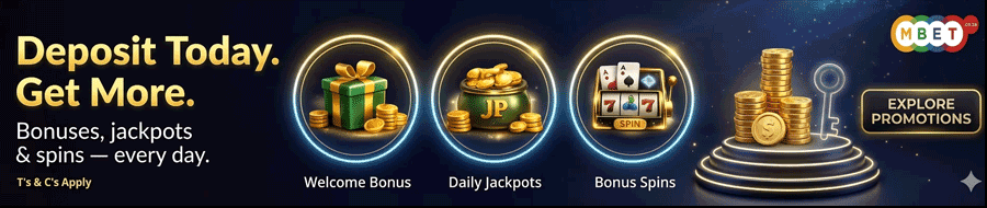 Weekly promotions at Mbet South Africa Weekly promotions at Mbet South Africa