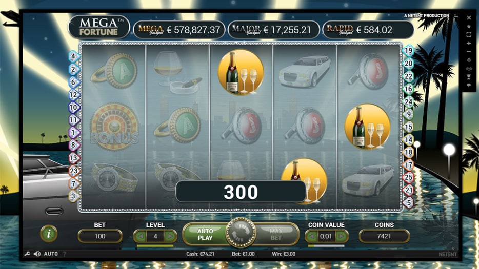 Mega Fortune Progressiva Jackpot Slot