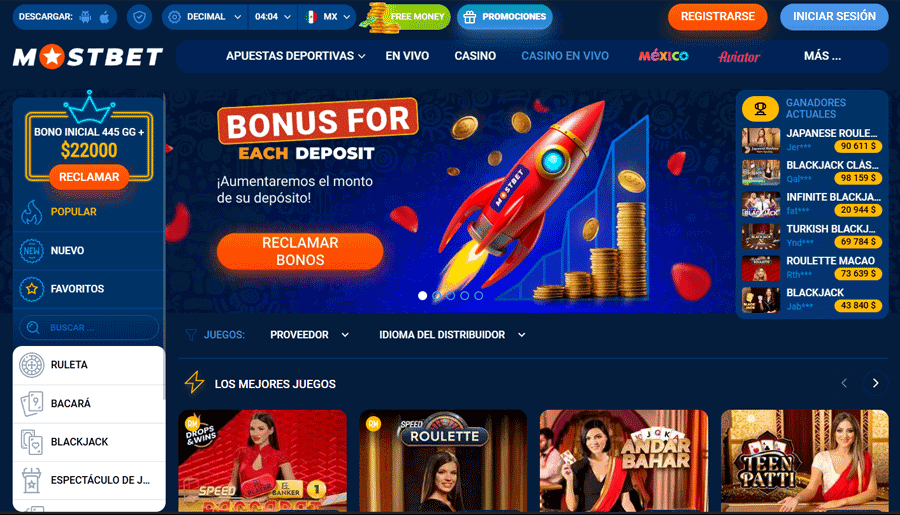 Otras promociones y ofertas en Mostbet