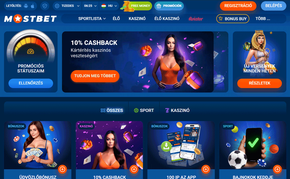 Egyéb Bónuszok és Promóciók a Mostbet Kaszinóban Egyéb Bónuszok és Promóciók a Mostbet Kaszinóban
