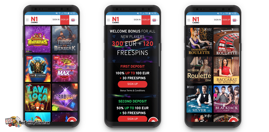 n1 casino mobile casino smartphone casino