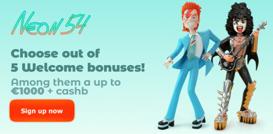 Neon 54 Casino - Get up to €1000 Bonus 