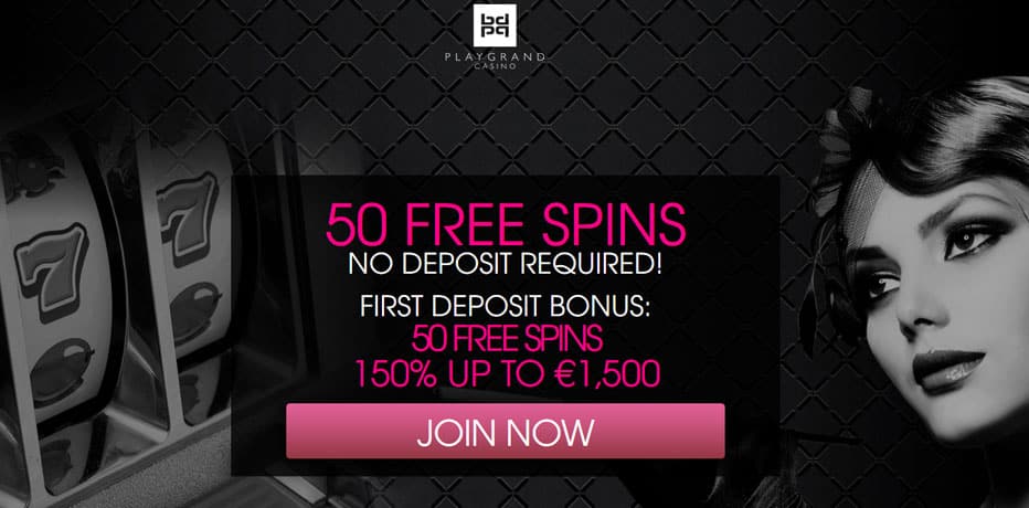 no deposit bonus 50 free spins playgrand