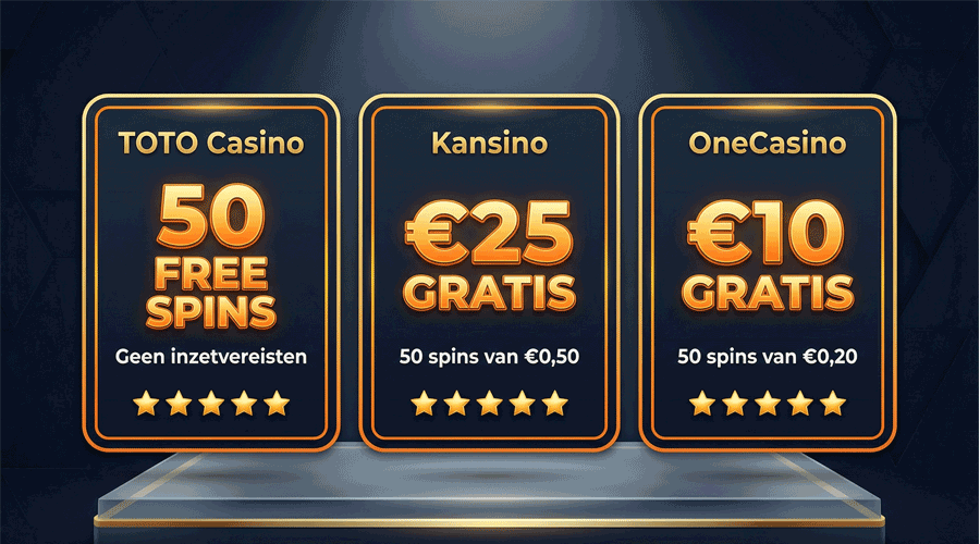 Beste no deposit bonussen voor 50 gratis spins