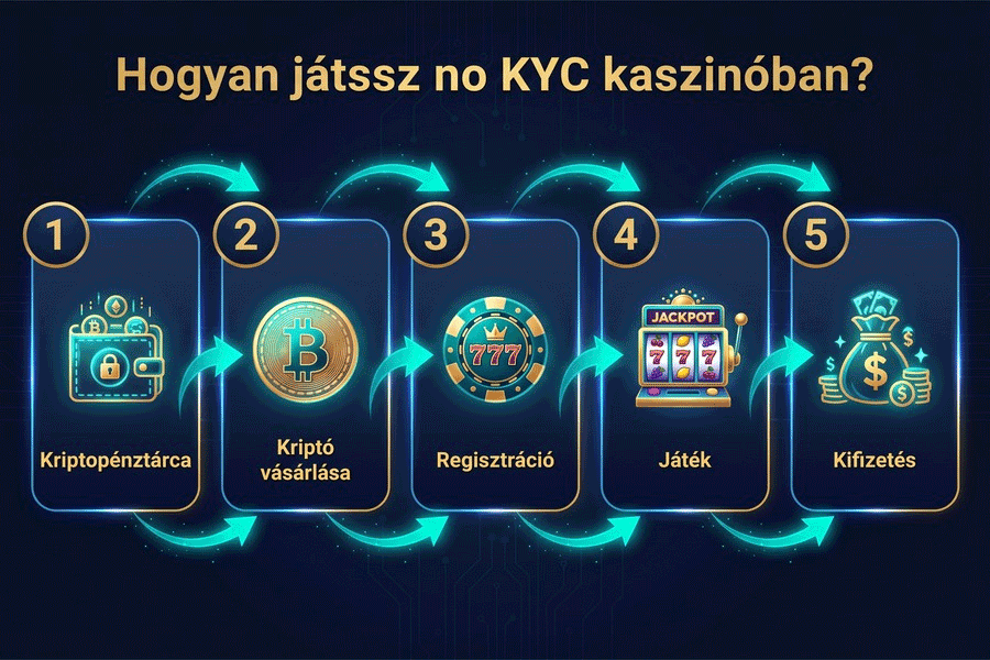 Hogyan működnek a no KYC kaszinók?