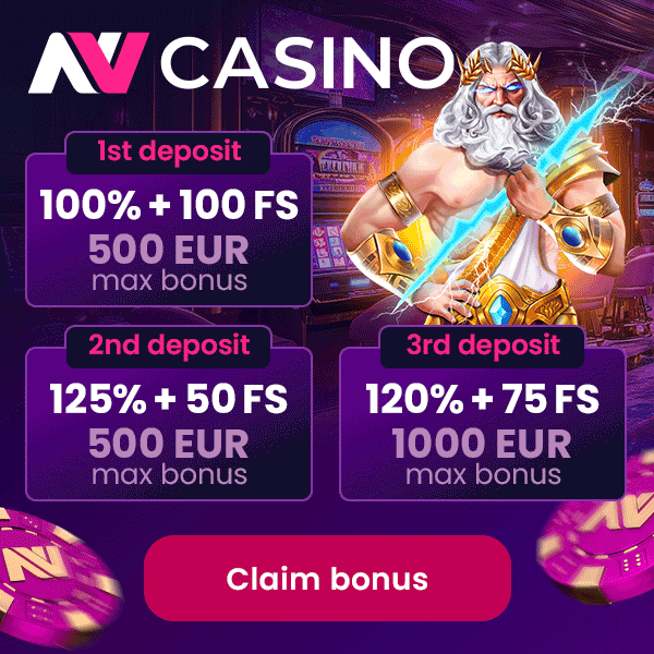 NV Casino welcome bonus – up €2000 and 175 free spins
