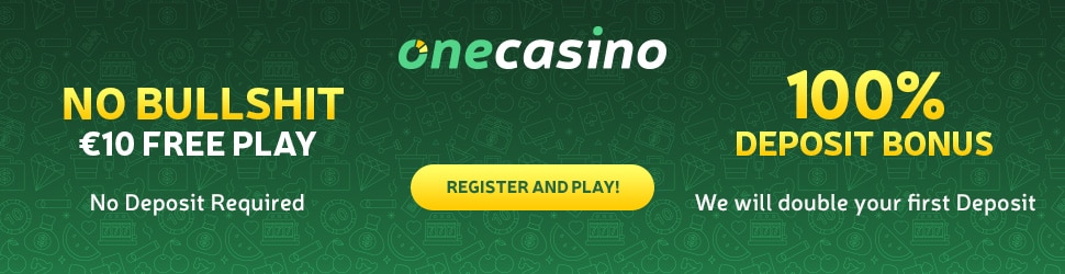 100 kr gratis spelpengar One Casino